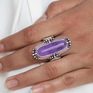 NWT Desert Tranquility purple stretch ring